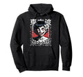 Horror Anime Goth Oni Mask Creepy Hoodie - Fun Novelty Design for Adults - T-Shirt, Sweatshirt, Hoodie