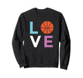 Love Basketball Players Sweatshirt - Aesthetic Graphic for Adults - T-Shirt, Sweatshirt, Hoodie