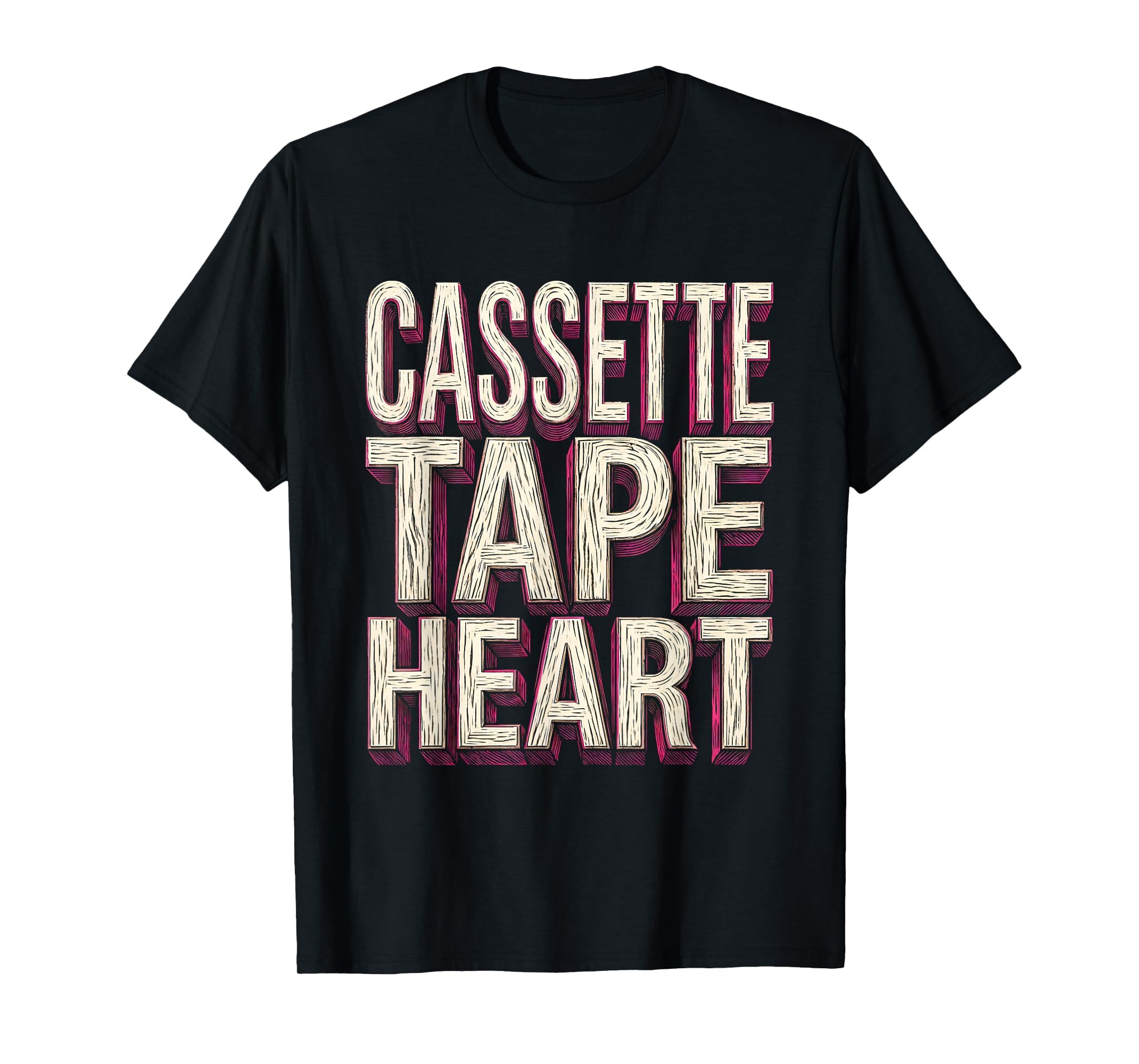 I Love 80S Cassette Tape Heart T-Shirt - Casual Everyday Wear Men Women - T-Shirt, Sweatshirt, Hoodie