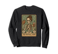 Football Mom Tarot Card Skeleton Sweatshirt - Minimalist Print for Adults - T-Shirt, Sweatshirt, Hoodie