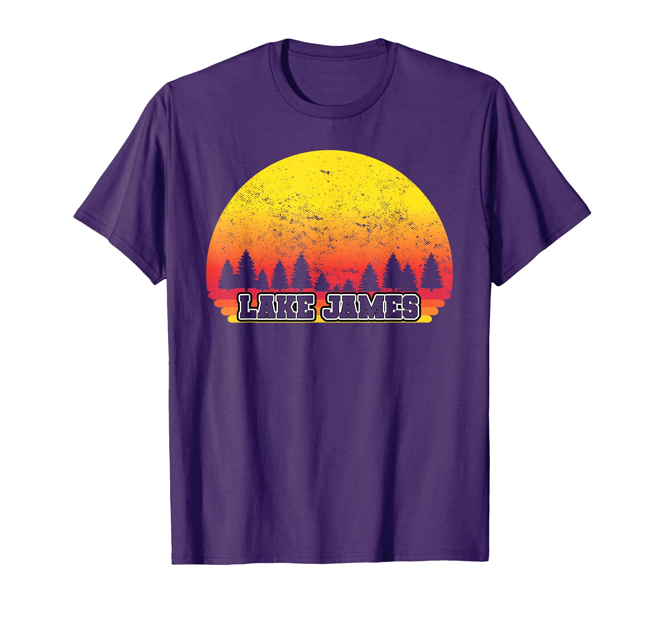 Lake James Indiana Scenic Sunset T-Shirt - Unique Graphic for Adults - T-Shirt, Sweatshirt, Hoodie
