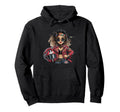 Motorcycle Rider Rock Hoodie - Custom Art Print Unisex - T-Shirt, Sweatshirt, Hoodie