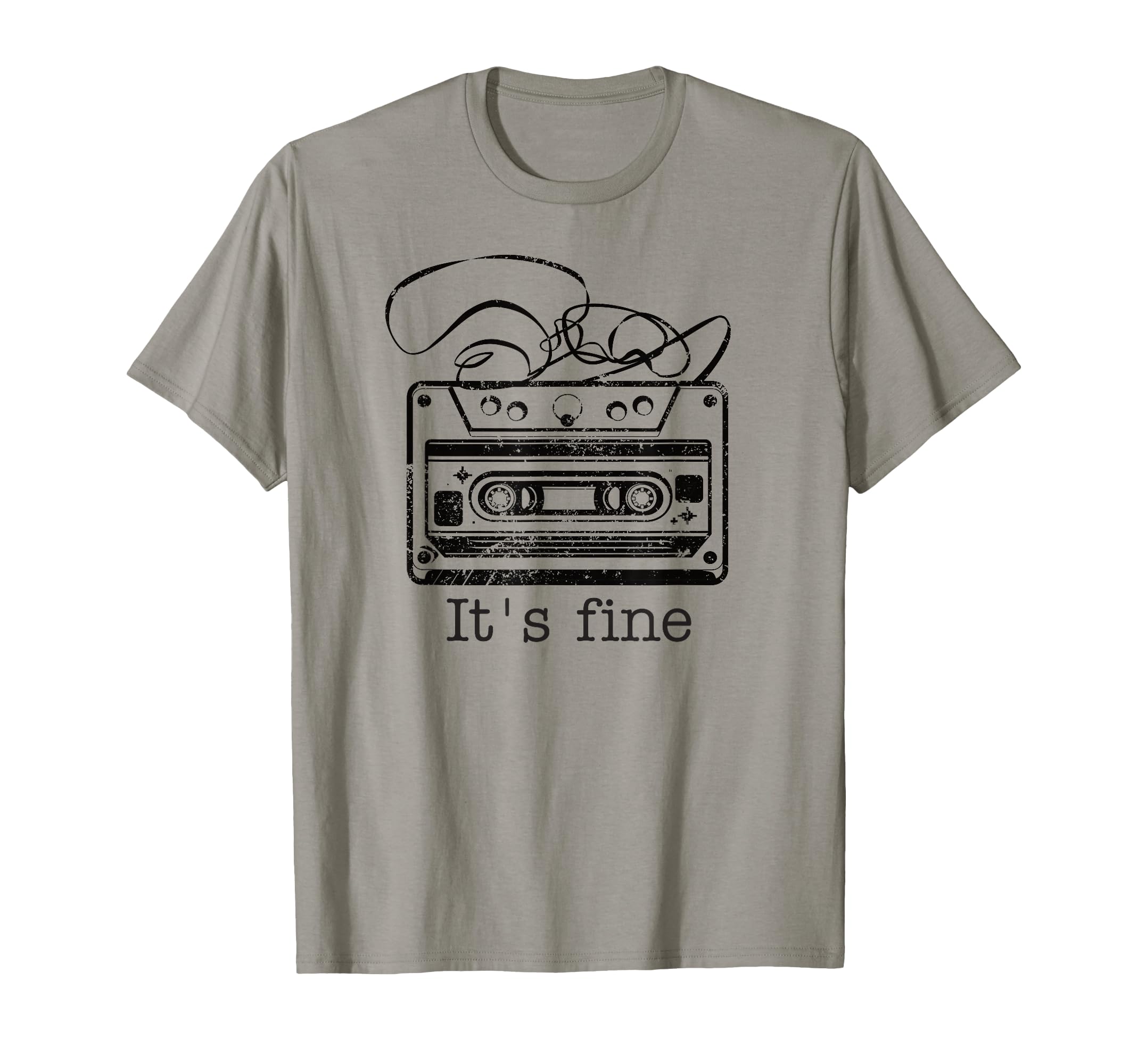 Its Fine Cassette Tape 80S 90S Music T-Shirt - Streetwear Style for Adults - T-Shirt, Sweatshirt, Hoodie