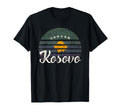 Kosovo Flag Sunset Art T-Shirt - Novelty Apparel Men Women - T-Shirt, Sweatshirt, Hoodie