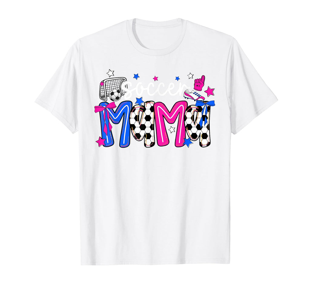 Soccer Mama Soccer Moms Club Happy Game T-Shirt - Trendy Graphic Men Women - T-Shirt, Sweatshirt, Hoodie