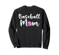 Baseball Mom Patriotic Us Flag Mom Sweatshirt - Graphic Print Unisex - T-Shirt, Sweatshirt, Hoodie