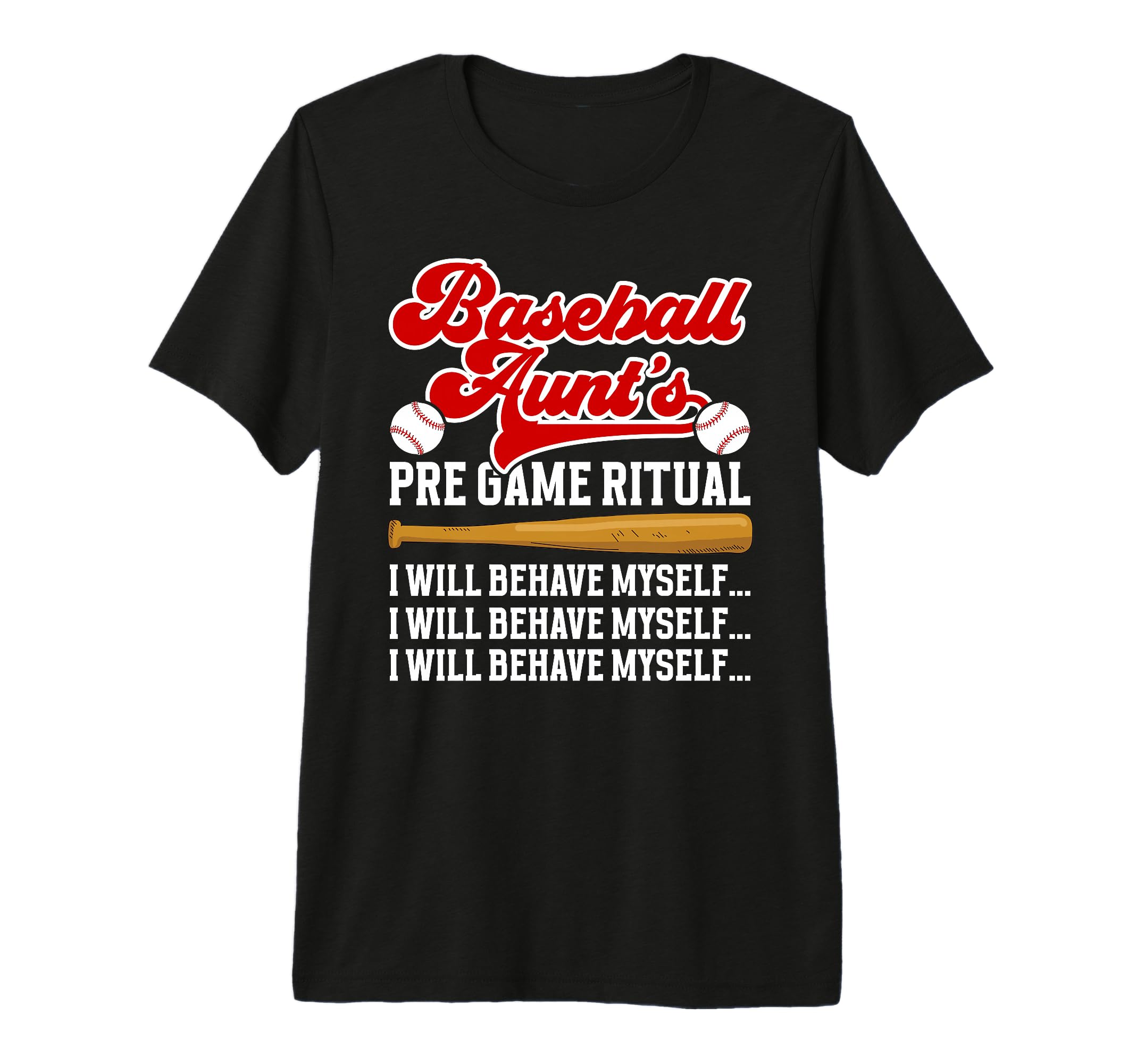 Baseball Aunt Funny Aunt Baseball T-Shirt - Minimalist Print Men Women - T-Shirt, Sweatshirt, Hoodie
