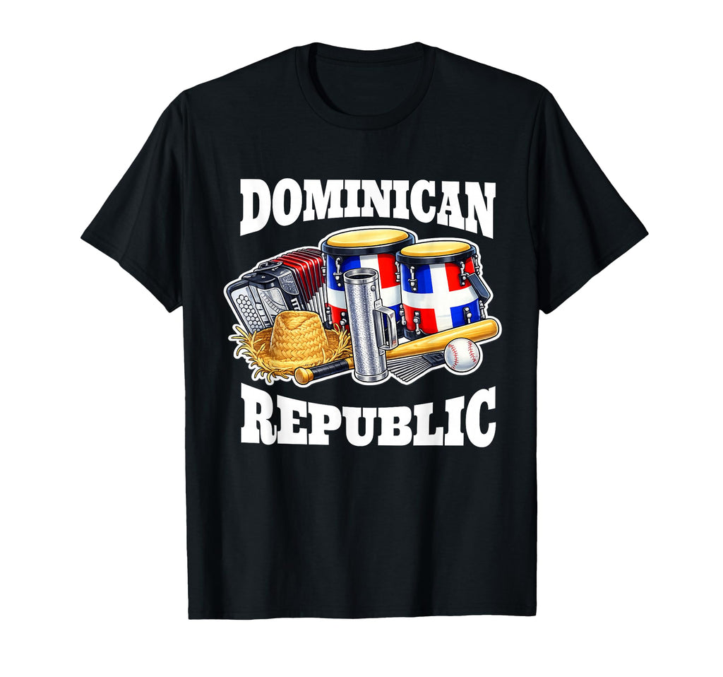 Dominicano Flag Rd Dominican Republic T-Shirt - Novelty Apparel for Adults - T-Shirt, Sweatshirt, Hoodie