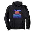 Synthwave Aesthetic Gifts Electronic Hoodie - Graphic Print for Adults - T-Shirt, Sweatshirt, Hoodie