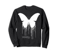 Y2K Streetwear Butterfly Sweatshirt - Minimalist Print for Adults - T-Shirt, Sweatshirt, Hoodie