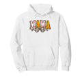 Leopard Baseball Softball Mama Bow Hoodie - Graphic Print for Adults - T-Shirt, Sweatshirt, Hoodie