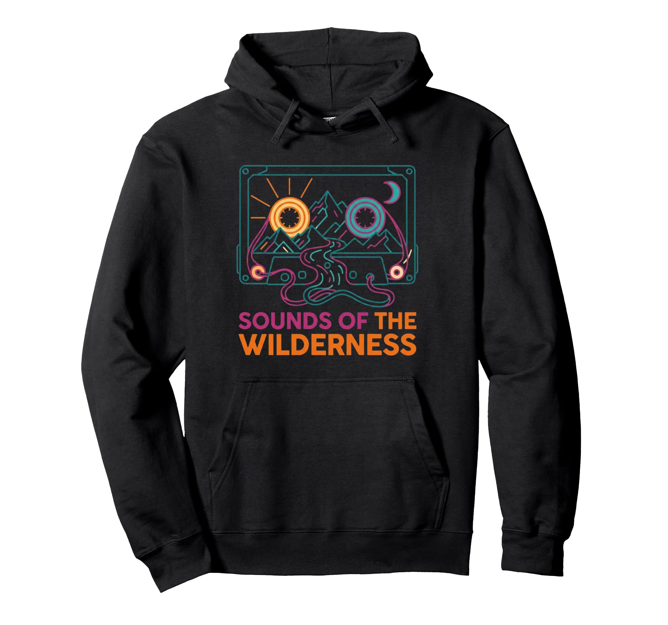 Sounds Wilderness Cassette Tape Sunse Hoodie - Aesthetic Graphic Men Women - T-Shirt, Sweatshirt, Hoodie
