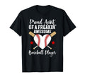 Proud Aunt Baseball Player Aunt T-Shirt - Casual Everyday Wear Unisex - T-Shirt, Sweatshirt, Hoodie