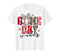 Game Day Baseball Coquette Leopard T-Shirt - Aesthetic Graphic Men Women - T-Shirt, Sweatshirt, Hoodie