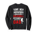 Proud Baseball Pitcher Dad Baseball Sweatshirt - Graphic Print Men Women - T-Shirt, Sweatshirt, Hoodie