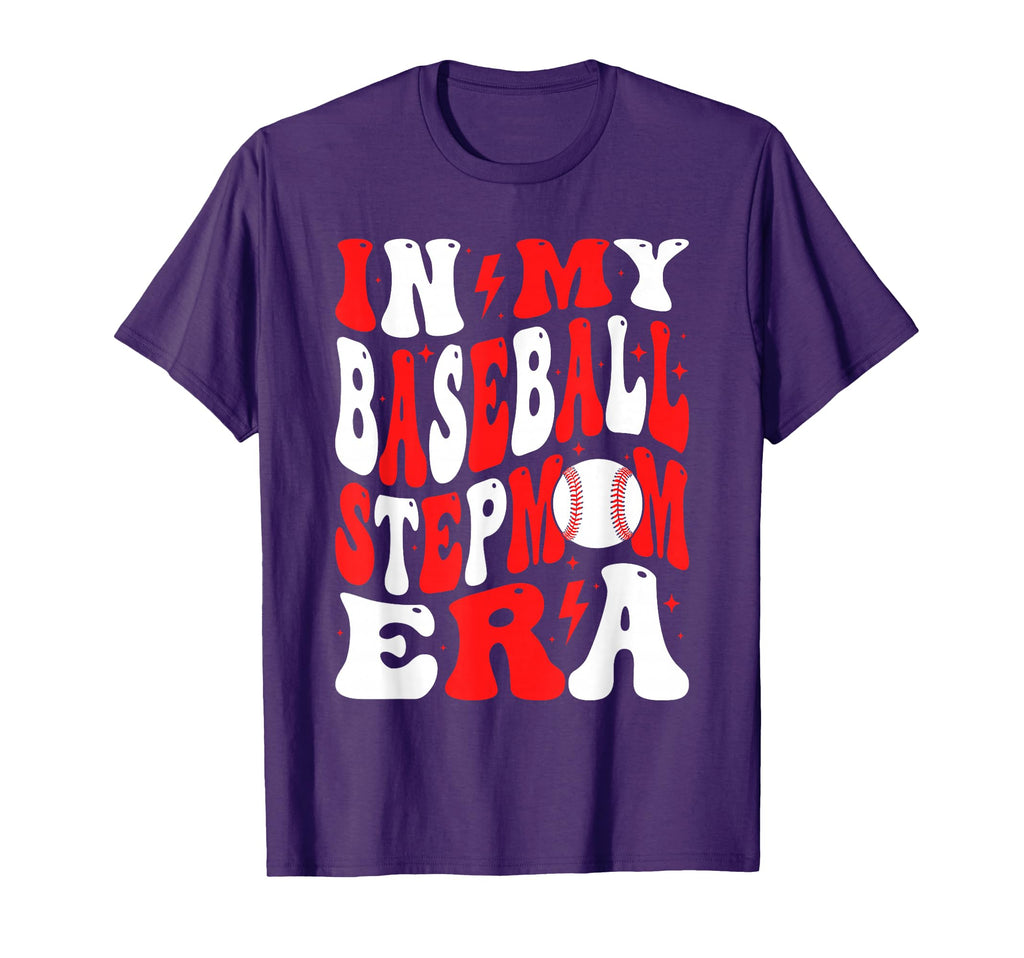 My Baseball Stepmom Era Bonus Mom T-Shirt - Casual Everyday Wear Unisex - T-Shirt, Sweatshirt, Hoodie