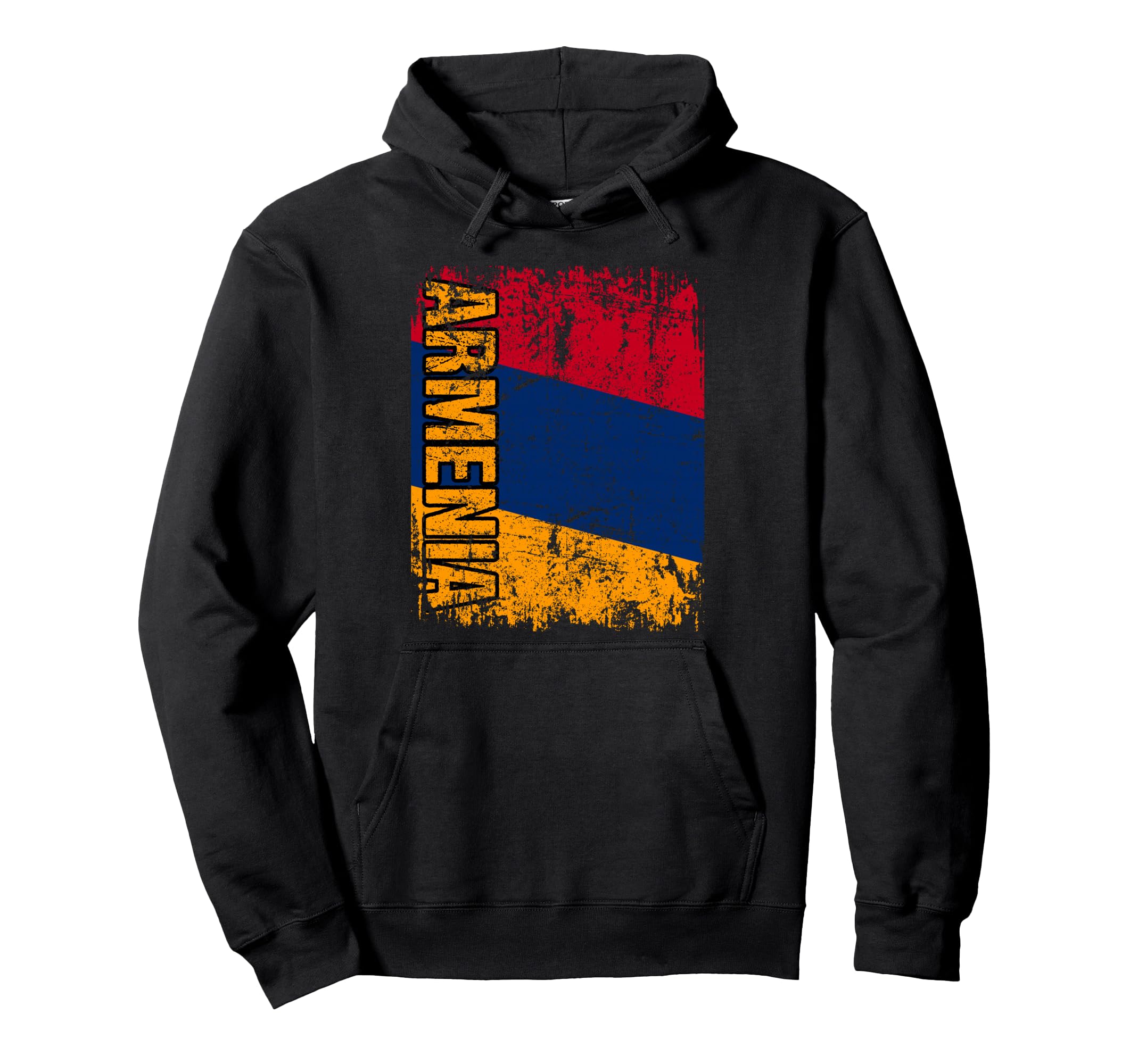 Armenia Flag Flag Distressed Armenia Hoodie - Streetwear Style Men Women - T-Shirt, Sweatshirt, Hoodie