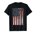 American Flag Baseball Dad 4Th July T-Shirt - Graphic Print Men Women - T-Shirt, Sweatshirt, Hoodie