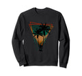 Summer Palm Trees Distressed Sweatshirt - Novelty Apparel Men Women - T-Shirt, Sweatshirt, Hoodie