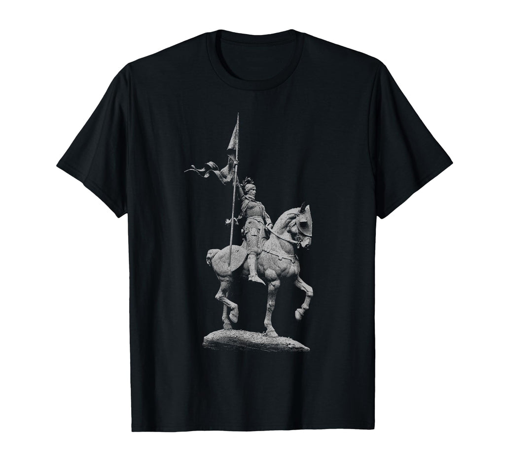 St Joan Arc Distressed Saint Catholic T-Shirt - Unique Graphic Men Women - T-Shirt, Sweatshirt, Hoodie
