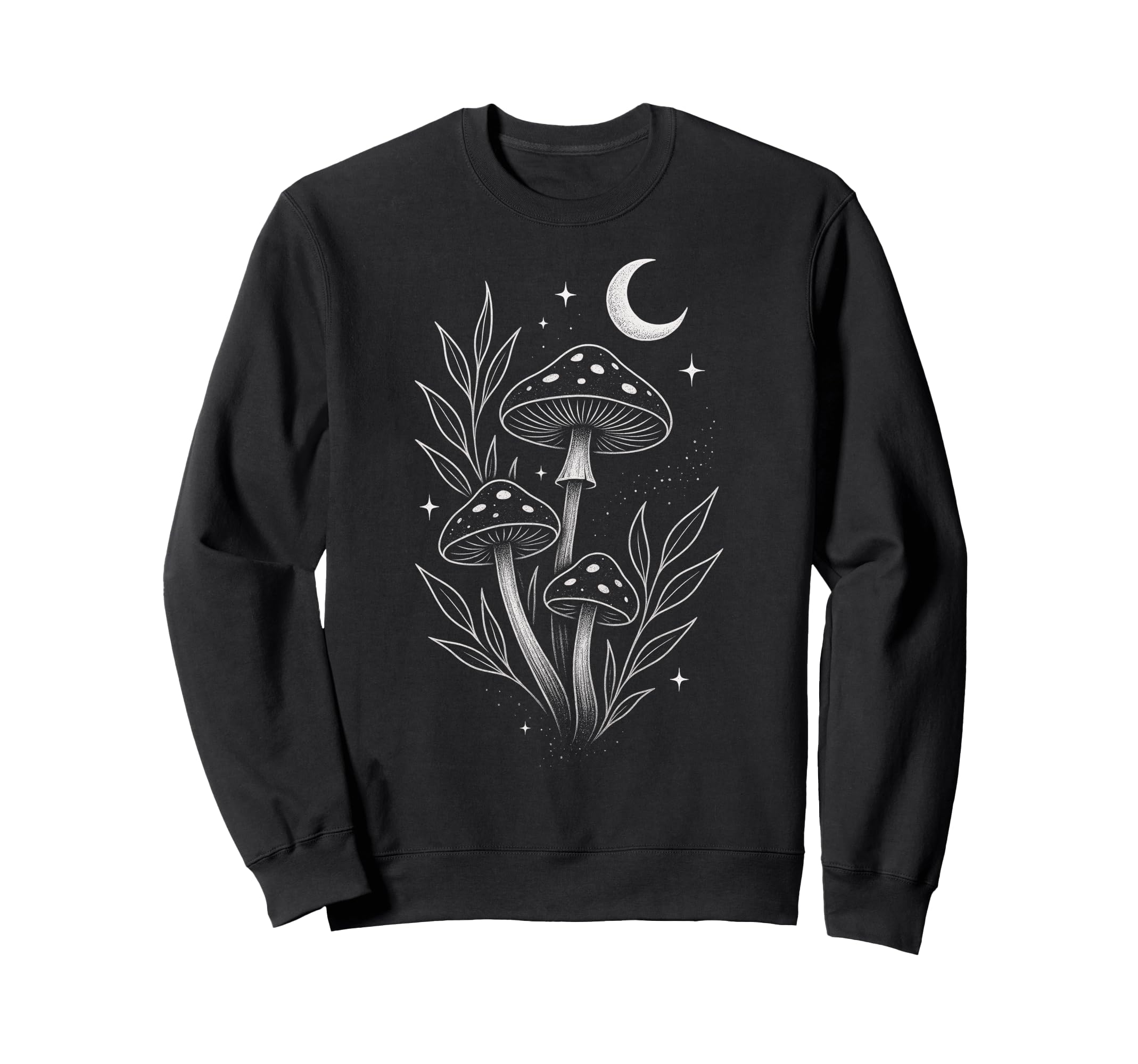 Mushroom Grunge Mushrooms Goblincore Sweatshirt - Graphic Print Men Women - T-Shirt, Sweatshirt, Hoodie