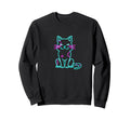 Kawaii Anime Cat Vaporwave 90S Indie Sweatshirt - Unique Graphic Men Women - T-Shirt, Sweatshirt, Hoodie