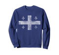 Quebec Montreal Flag Canada Sweatshirt - Trendy Graphic for Adults - T-Shirt, Sweatshirt, Hoodie