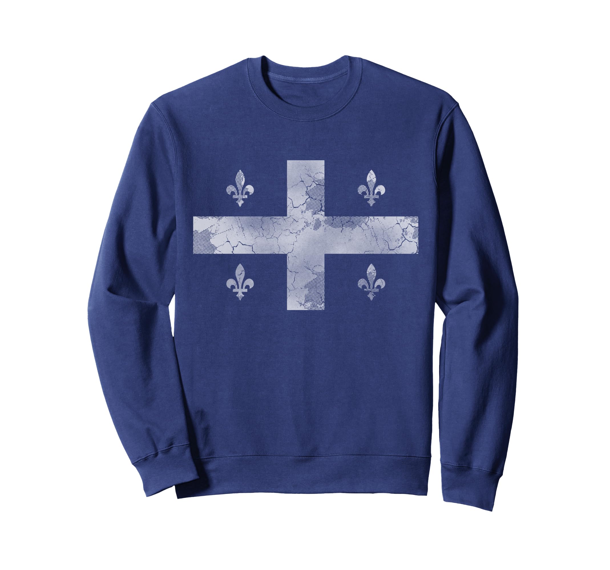 Quebec Montreal Flag Canada Sweatshirt - Trendy Graphic for Adults - T-Shirt, Sweatshirt, Hoodie