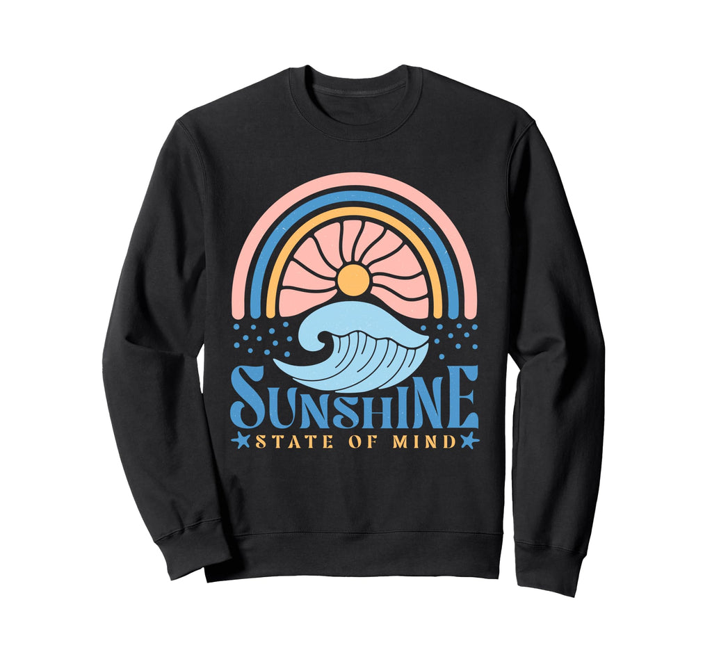 Sunshine Boho Summer Vacation Womens Sweatshirt - Custom Art Print Unisex - T-Shirt, Sweatshirt, Hoodie