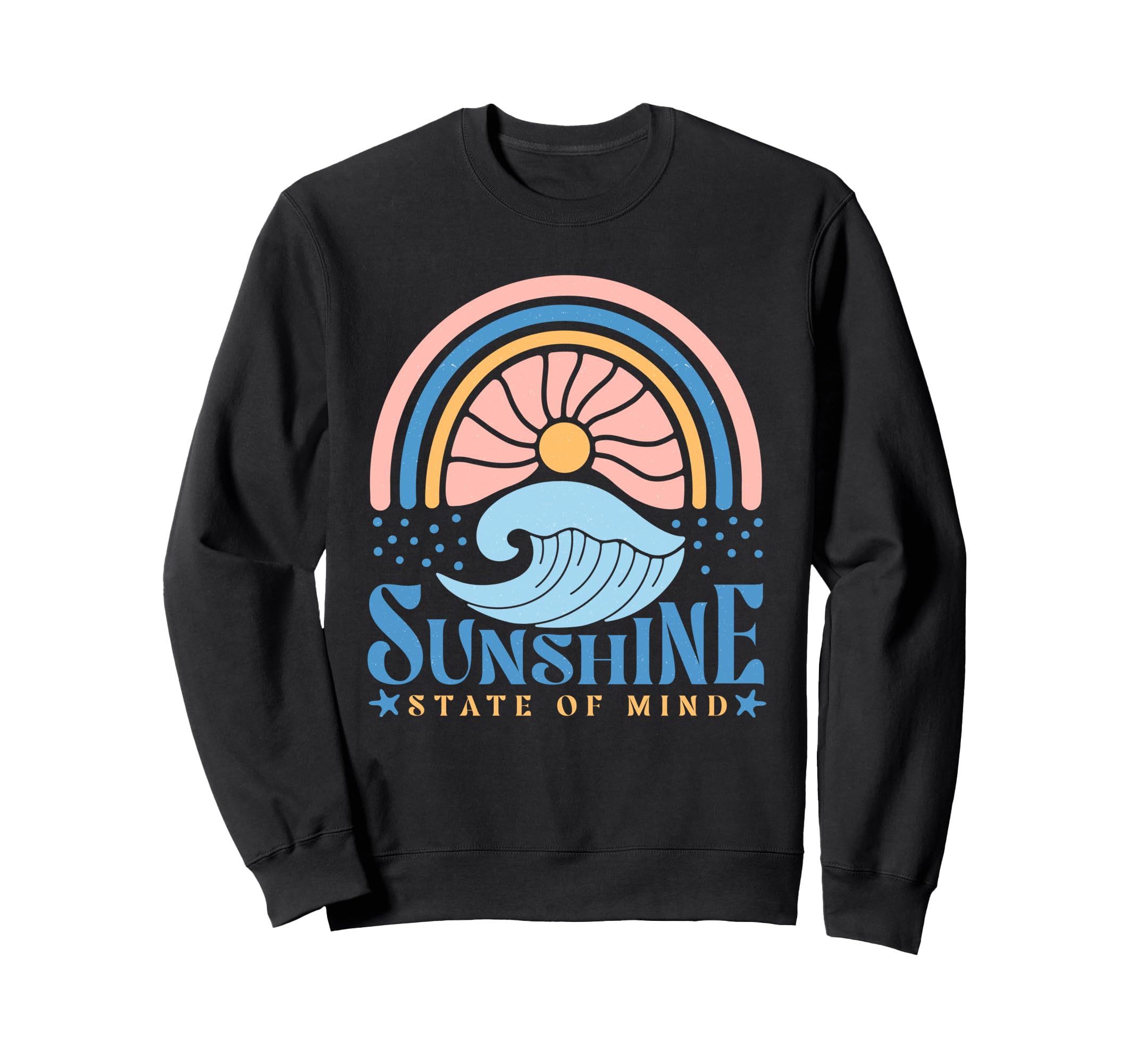 Sunshine Boho Summer Vacation Womens Sweatshirt - Custom Art Print Unisex - T-Shirt, Sweatshirt, Hoodie
