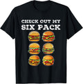 Check Out My Six Pack Burger - Adult & Kids T-Shirts, Sweatshirts & Hoodies apparel design preview 1