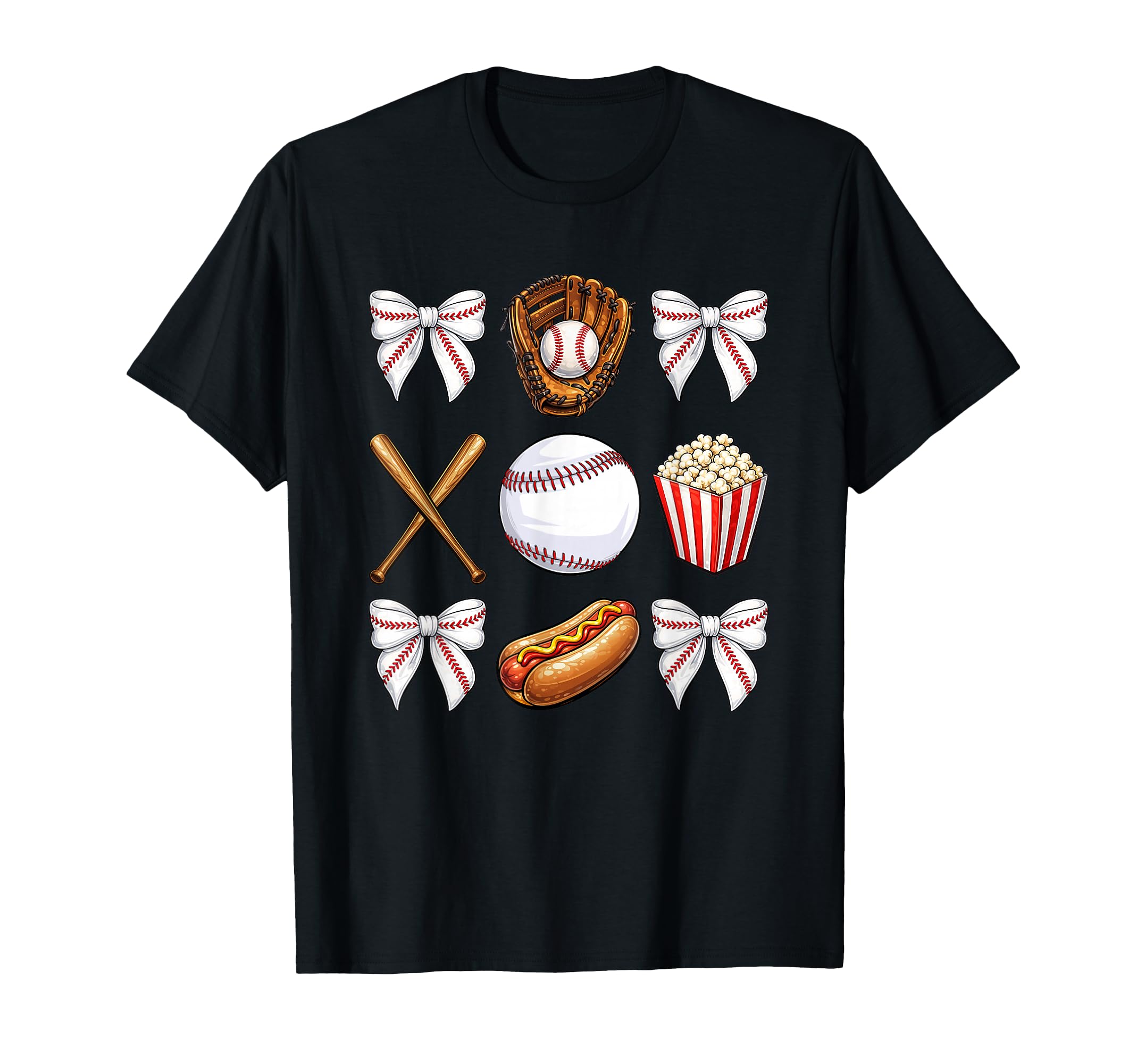 Baseball Mom Coquette Mothers Day T-Shirt - Aesthetic Graphic Men Women - T-Shirt, Sweatshirt, Hoodie