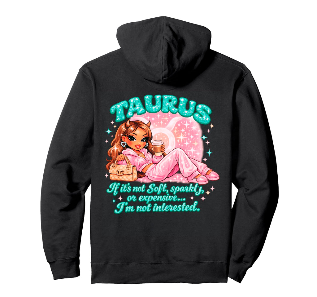 Taurus Bratcore Aesthetic Teal Y2K Hoodie - Fun Novelty Design Unisex - T-Shirt, Sweatshirt, Hoodie