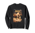 Panda Anticipating Tomorrows Treat Sweatshirt - Graphic Print for Adults - T-Shirt, Sweatshirt, Hoodie