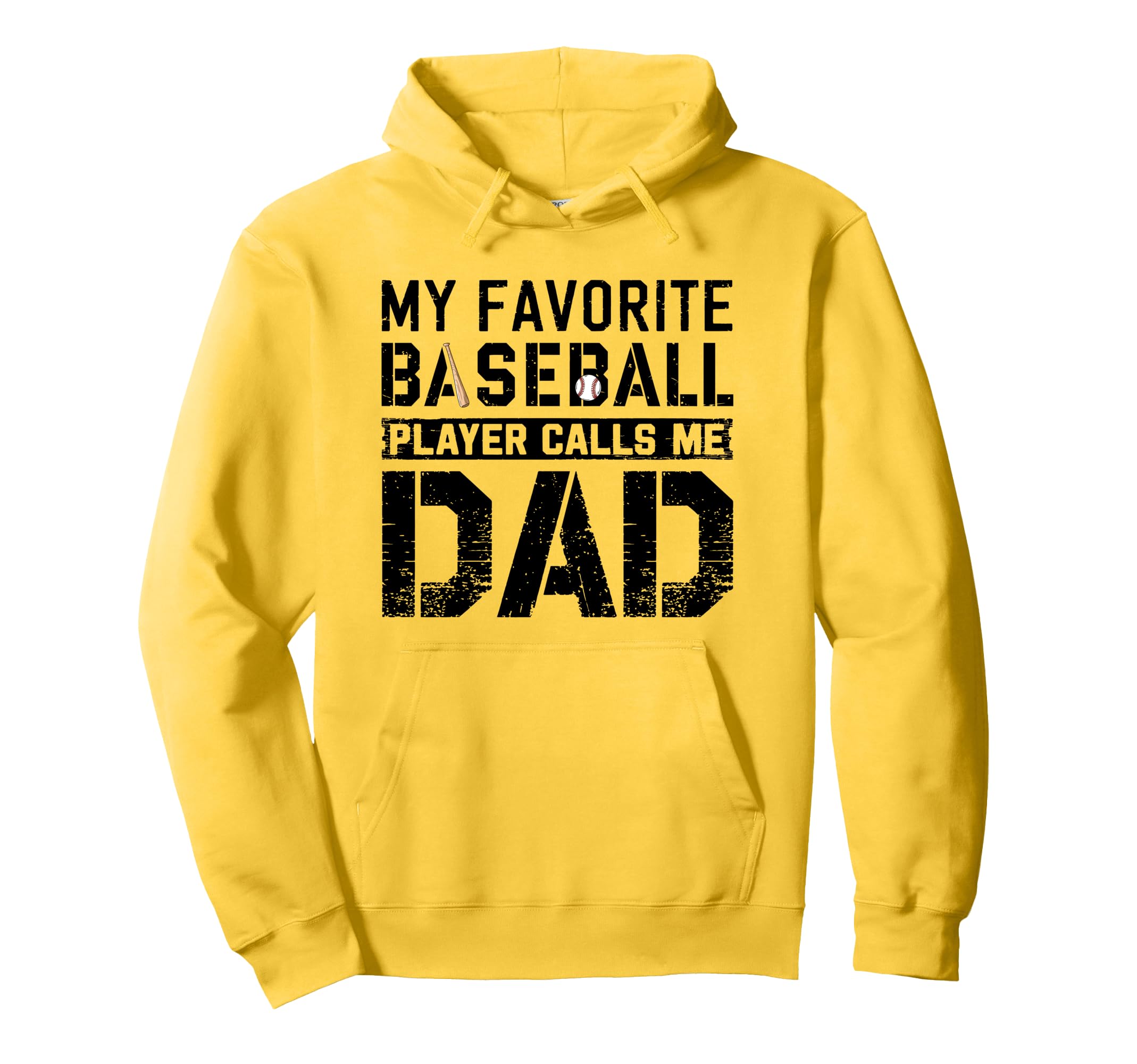 Baseball Dad My Favorite Baseball Player Hoodie - Streetwear Style Unisex - T-Shirt, Sweatshirt, Hoodie