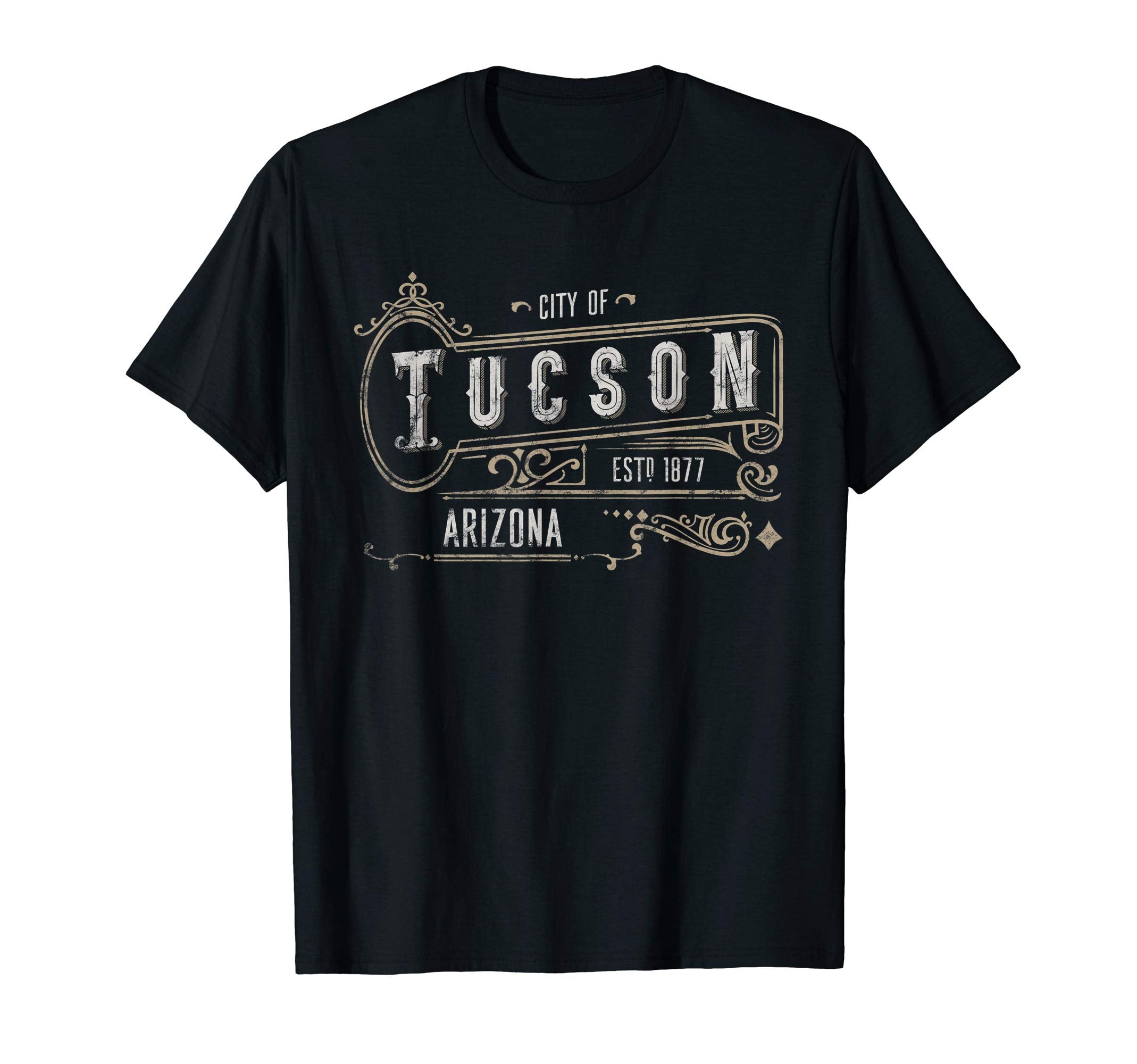 Tucson Az Victorian Home City T-Shirt - Minimalist Print for Adults - T-Shirt, Sweatshirt, Hoodie