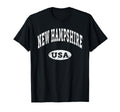 New Hampshire Nh Distressed Usa T-Shirt - Graphic Print Men Women - T-Shirt, Sweatshirt, Hoodie