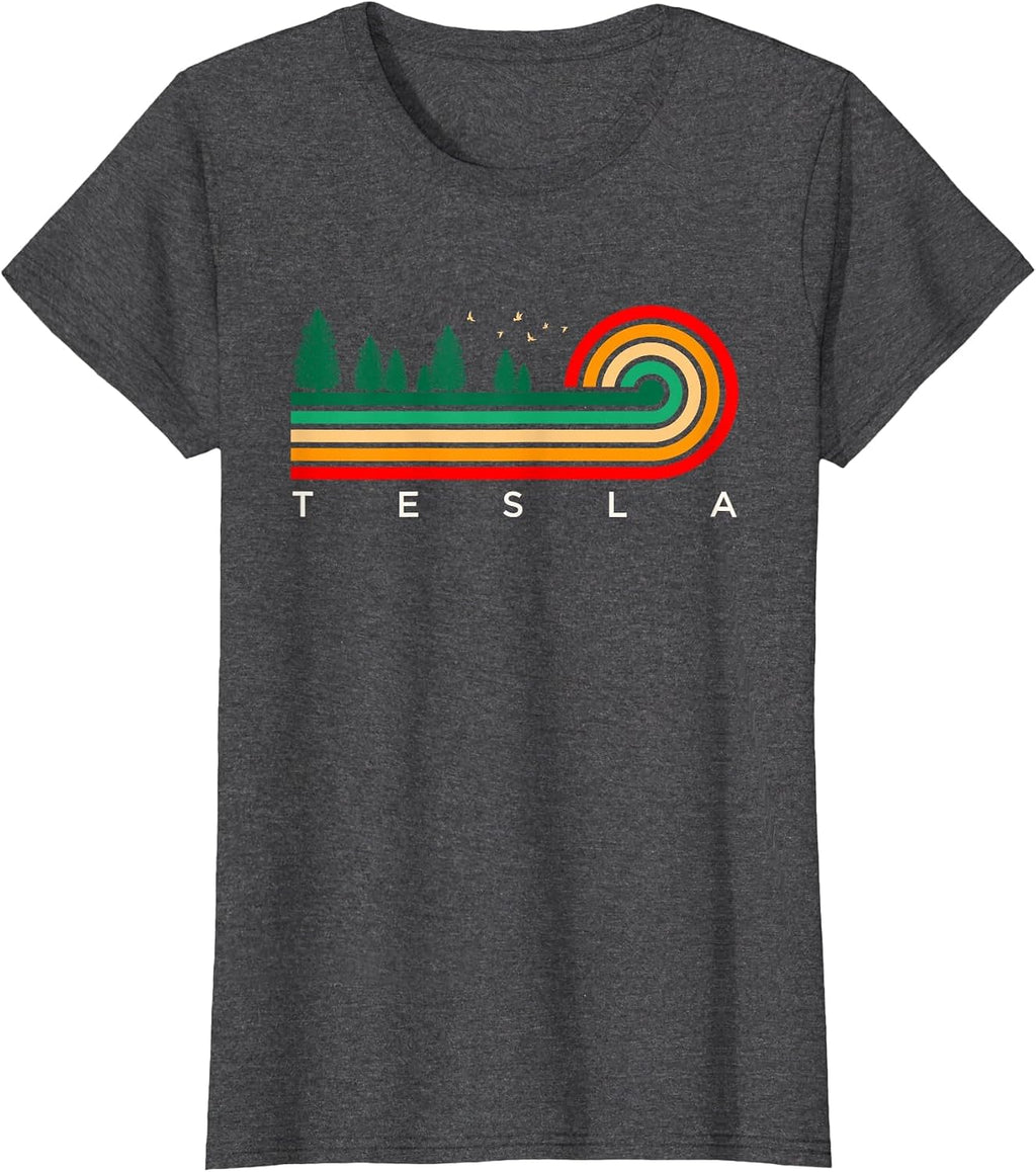 Tesla, WV Travel Souvenir - Adult & Kids T-Shirts, Sweatshirts & Hoodies apparel design preview 1