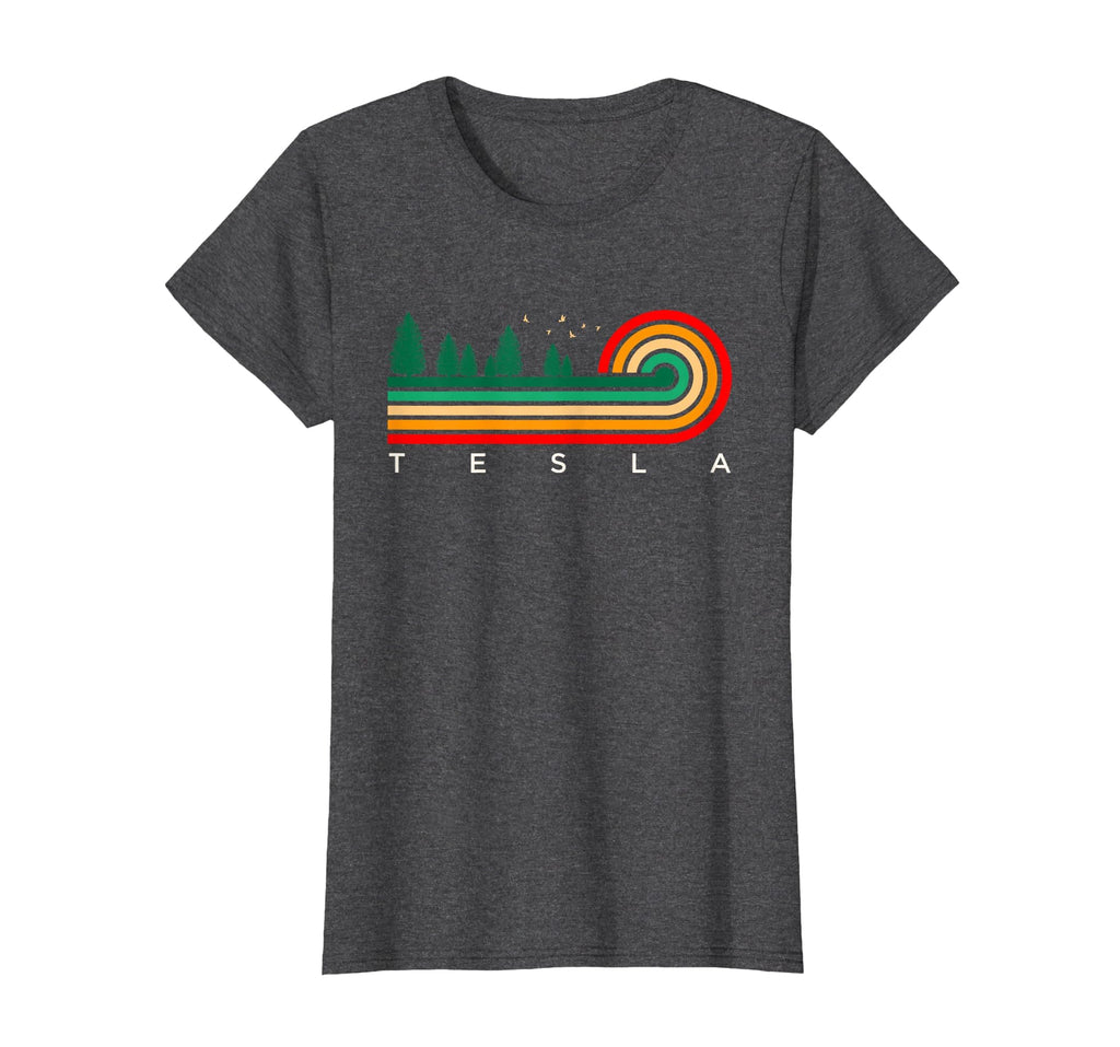 Evergreen Stripes Tesla West T-Shirt - Aesthetic Graphic for Adults - T-Shirt, Sweatshirt, Hoodie