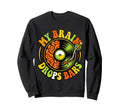 Brain 1970S Funk Pop Art And Bold Sweatshirt - Novelty Apparel Unisex - T-Shirt, Sweatshirt, Hoodie