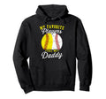Funny My Favorite Baseball Softball Hoodie - Aesthetic Graphic Unisex - T-Shirt, Sweatshirt, Hoodie