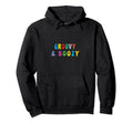 Groovy And Boozy 70S Flower Power Hoodie - Aesthetic Graphic for Adults - T-Shirt, Sweatshirt, Hoodie