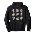 Pug Baseball Player Funny Dog Sports Hoodie - Aesthetic Graphic Unisex - T-Shirt, Sweatshirt, Hoodie