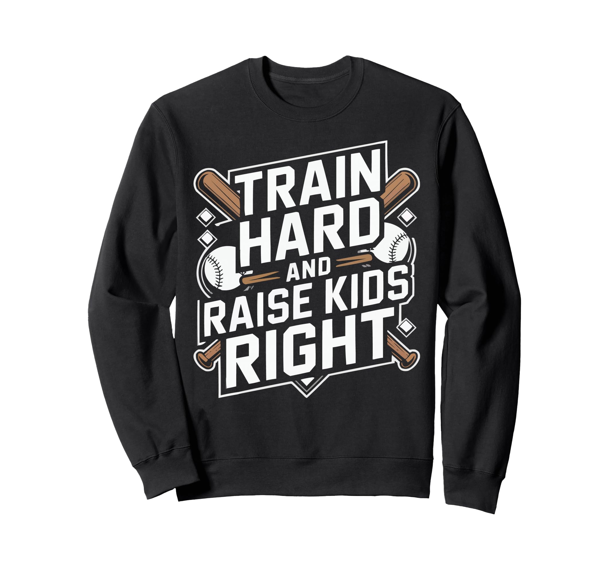Baseball Dad Baseballer Daddy Sweatshirt - Custom Art Print for Adults - T-Shirt, Sweatshirt, Hoodie