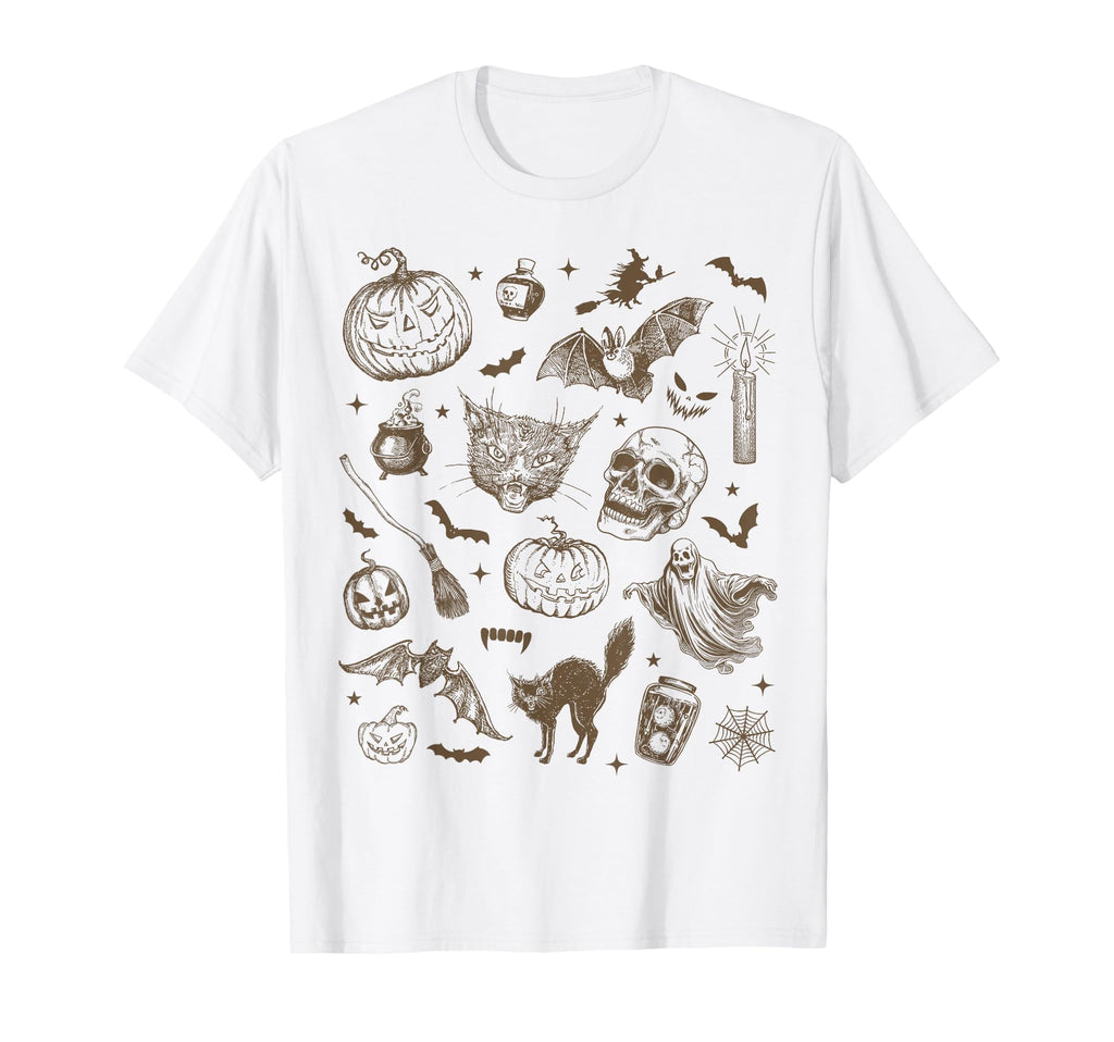 Halloween 90S Witchy Aesthetic T-Shirt - Casual Everyday Wear Men Women - T-Shirt, Sweatshirt, Hoodie