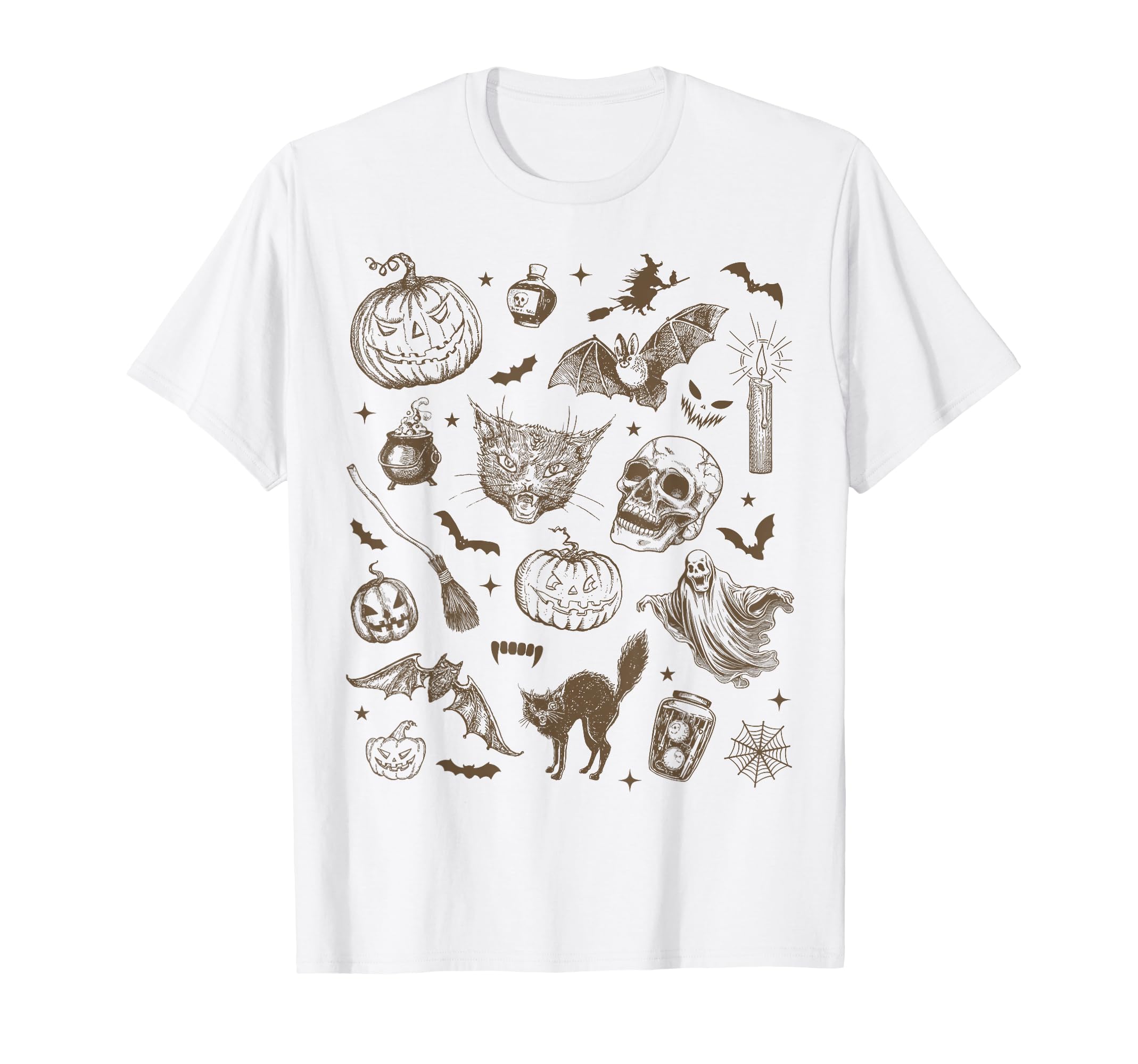 Halloween 90S Witchy Aesthetic T-Shirt - Casual Everyday Wear Men Women - T-Shirt, Sweatshirt, Hoodie