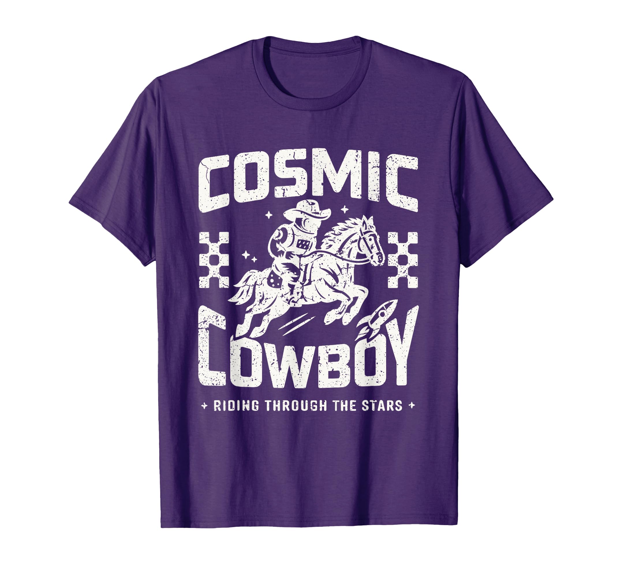 Space Western Aesthetic Sci Fi Cowboy T-Shirt - Custom Art Print Men Women - T-Shirt, Sweatshirt, Hoodie