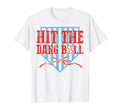 Hit Dang Ball Coquette Bow Baseball T-Shirt - Trendy Graphic for Adults - T-Shirt, Sweatshirt, Hoodie