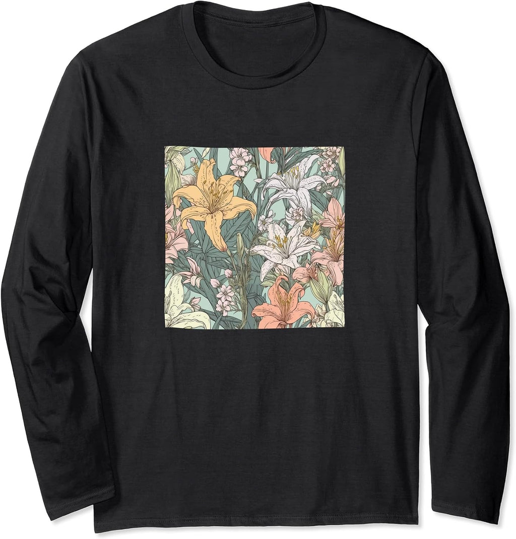 Wildflowers Pattern Merch - Adult & Kids T-Shirts, Sweatshirts & Hoodies apparel design preview 1