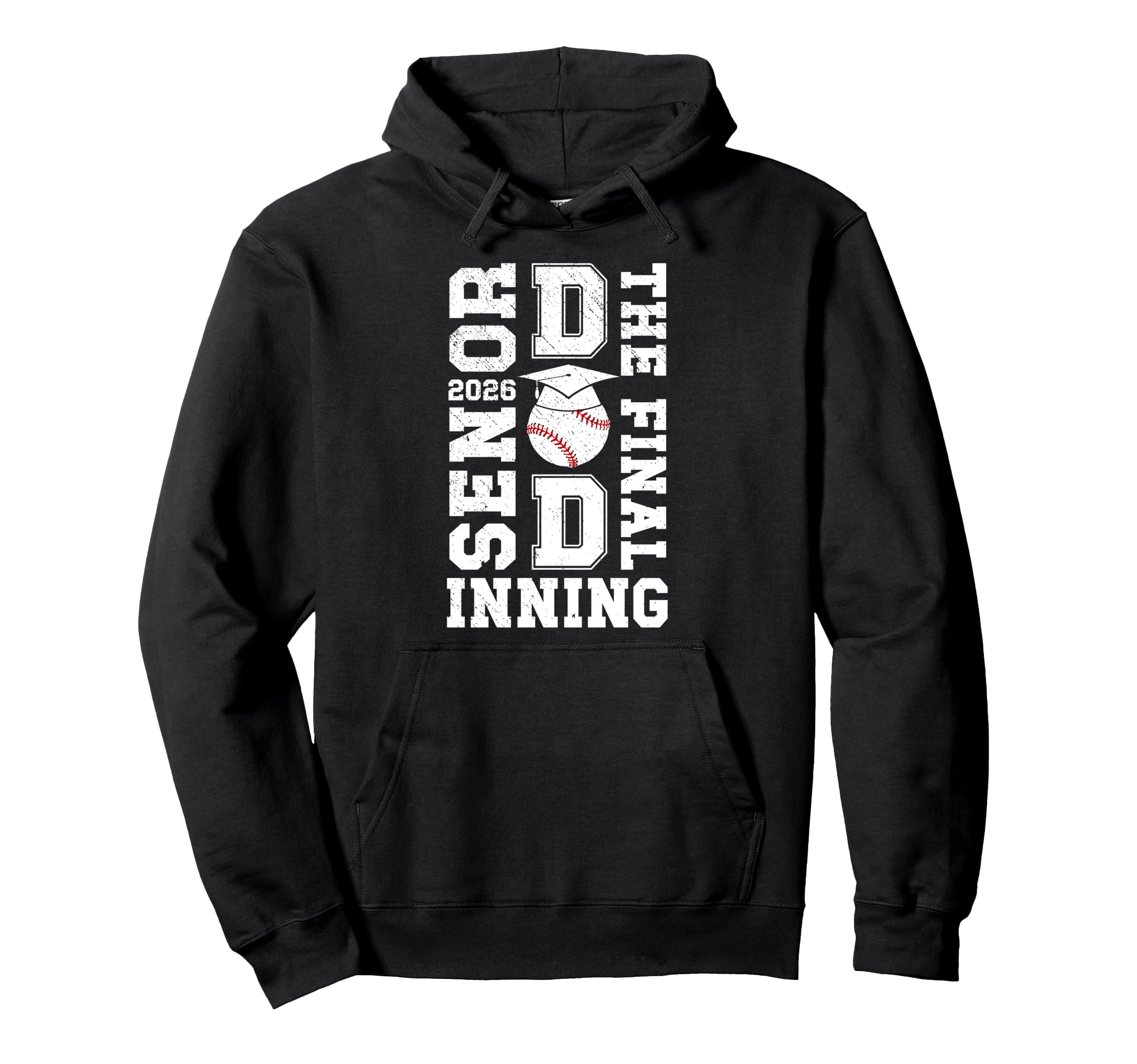 Baseball Senior Dad 2026 Proud Baseball Hoodie - Streetwear Style Unisex - T-Shirt, Sweatshirt, Hoodie
